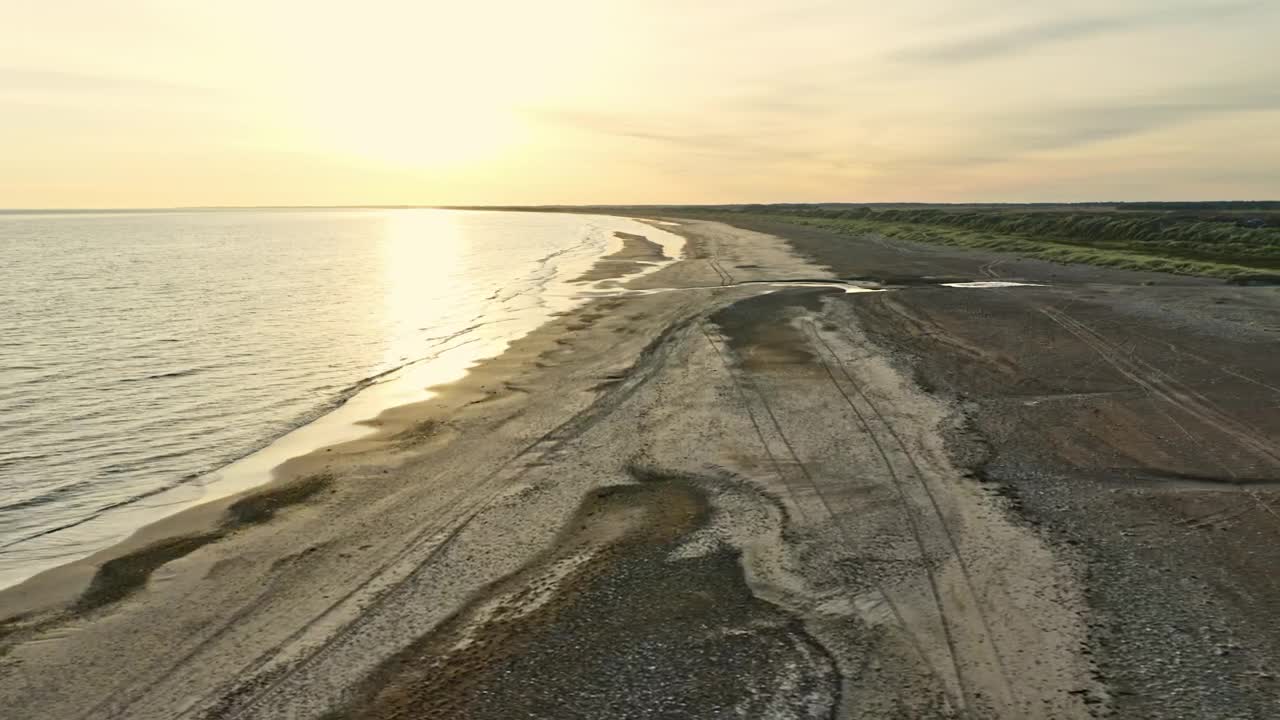 Stock Video Early Morning At The Beach Live Wallpaper For PC - Free Download