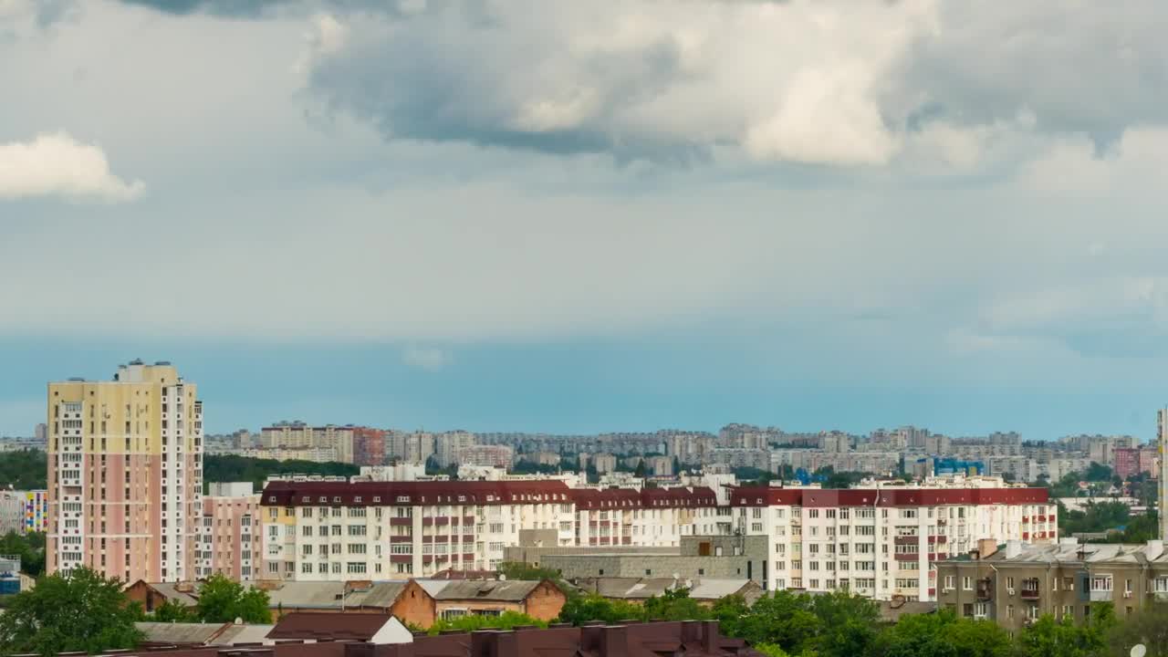 Stock Video Overview Of A City View From A Viewpoint Live Wallpaper - Free Download