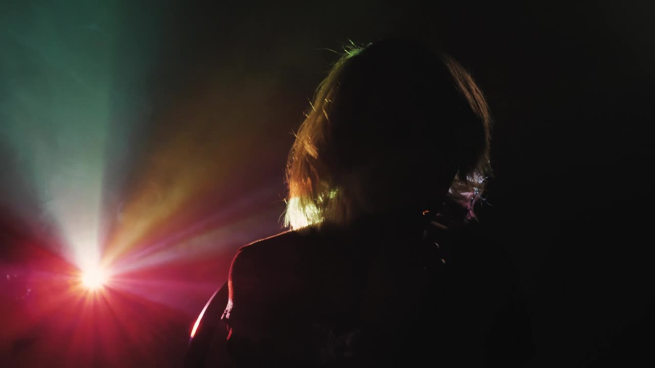 Video Stock Person Smoking In The Dark In Front Of A Light Live Wallpaper Free - Free Download
