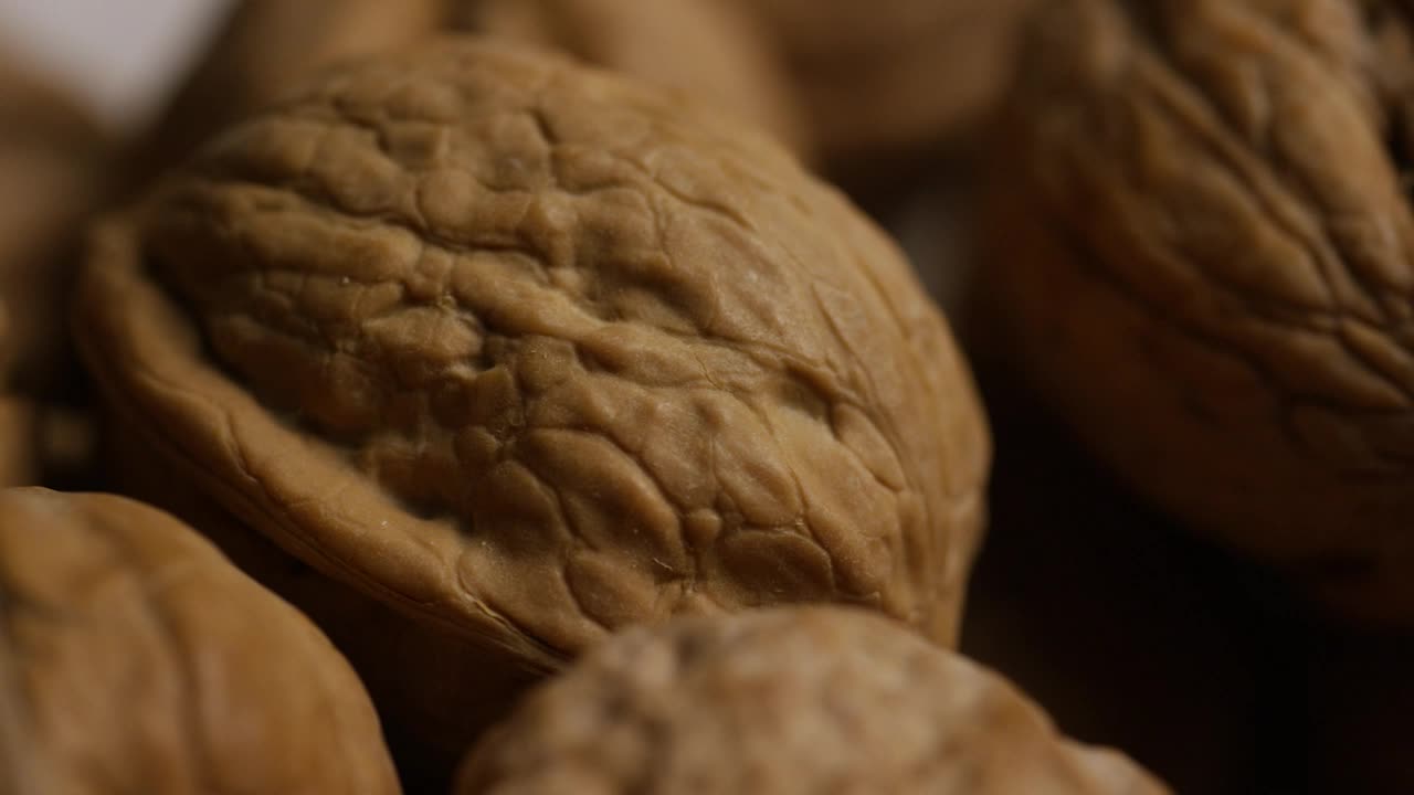 Video Stock Close Up Shot Of Walnuts In The Shell Live Wallpaper For PC - Free Download