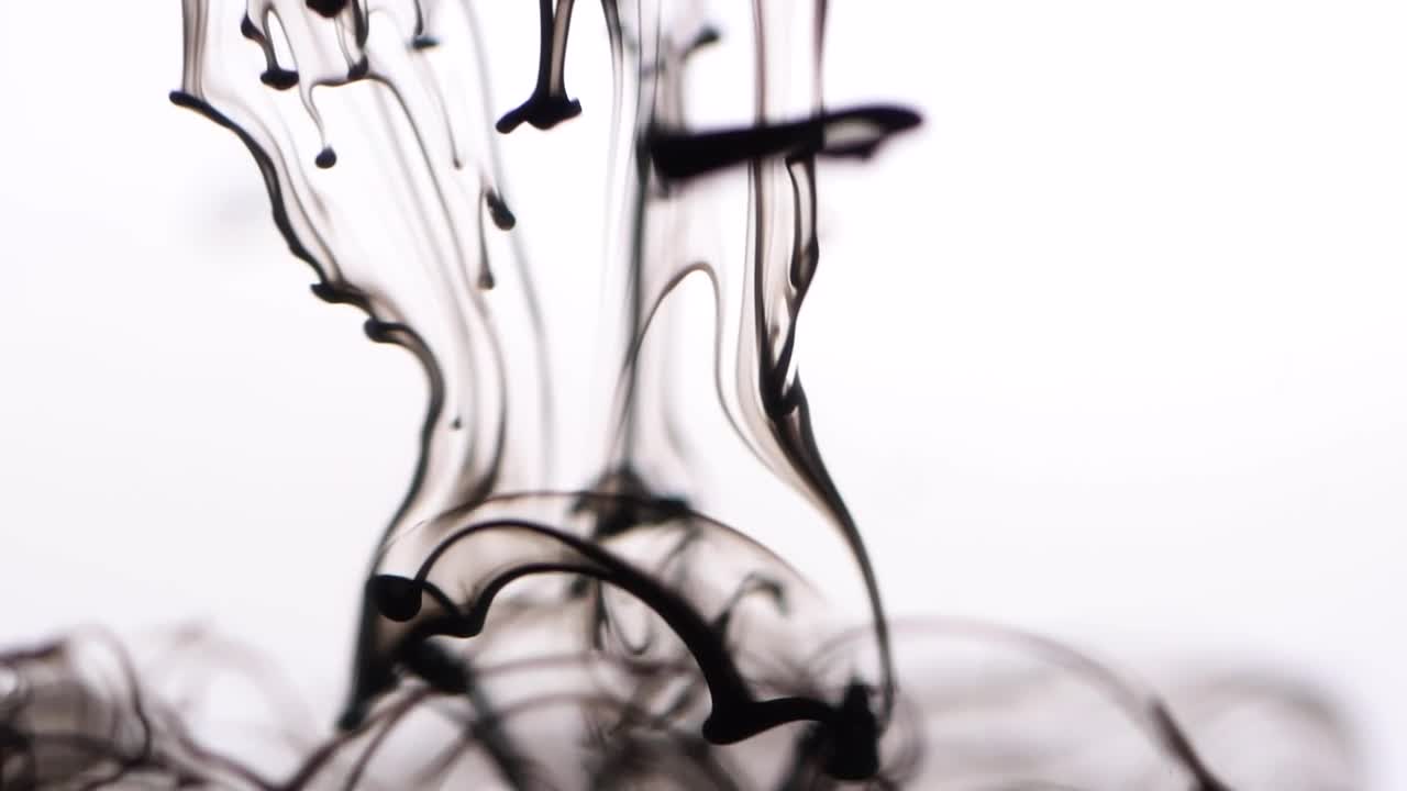Stock Video Black Ink Falling Underwater Live Wallpaper For PC - Free Download