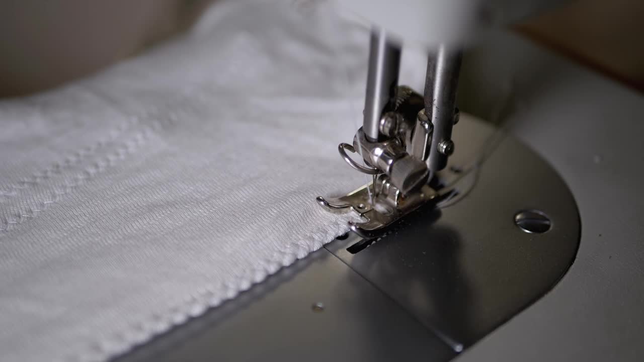 Video Stock Close Up Of The Needle Of A Sewing Machine At Live Wallpaper For PC - Free Download