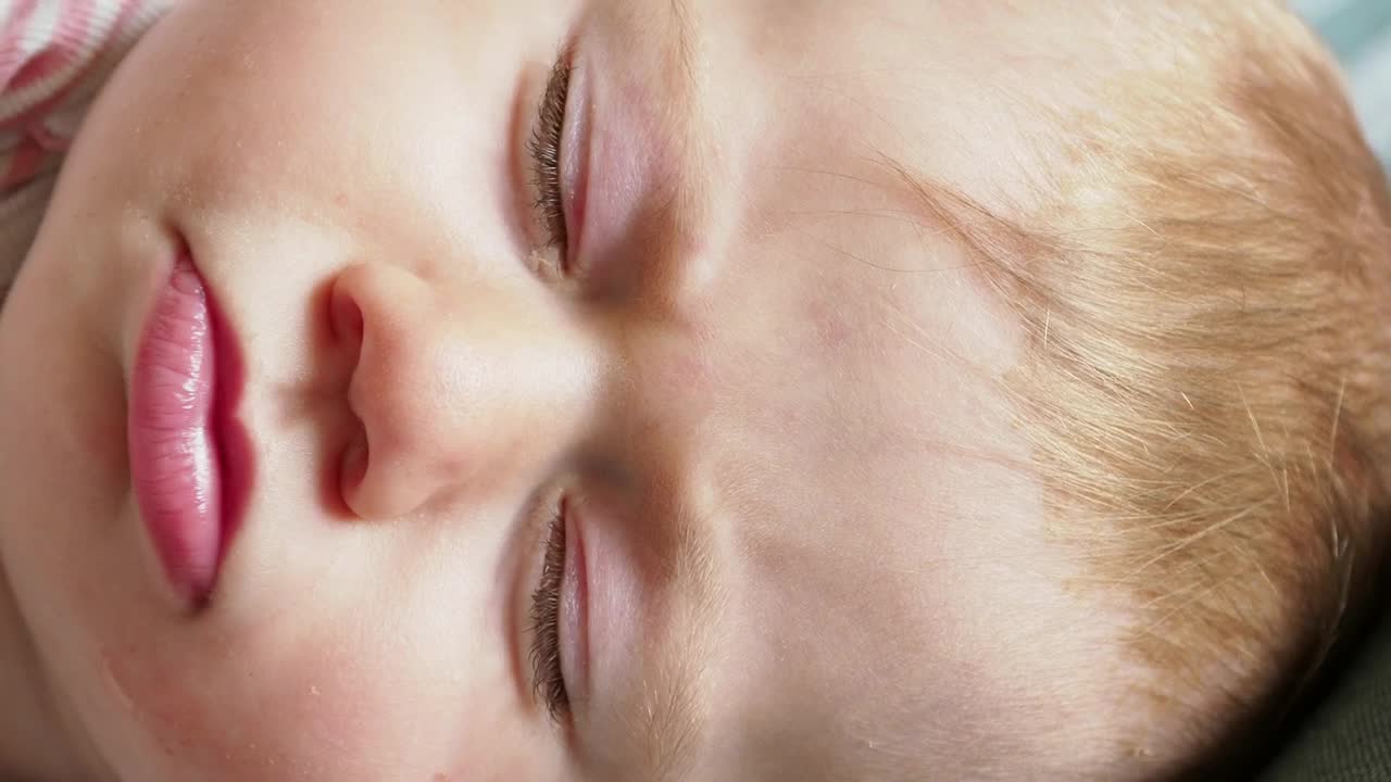 Stock Video Face Of A Sleeping Baby Live Wallpaper For PC - Free Download
