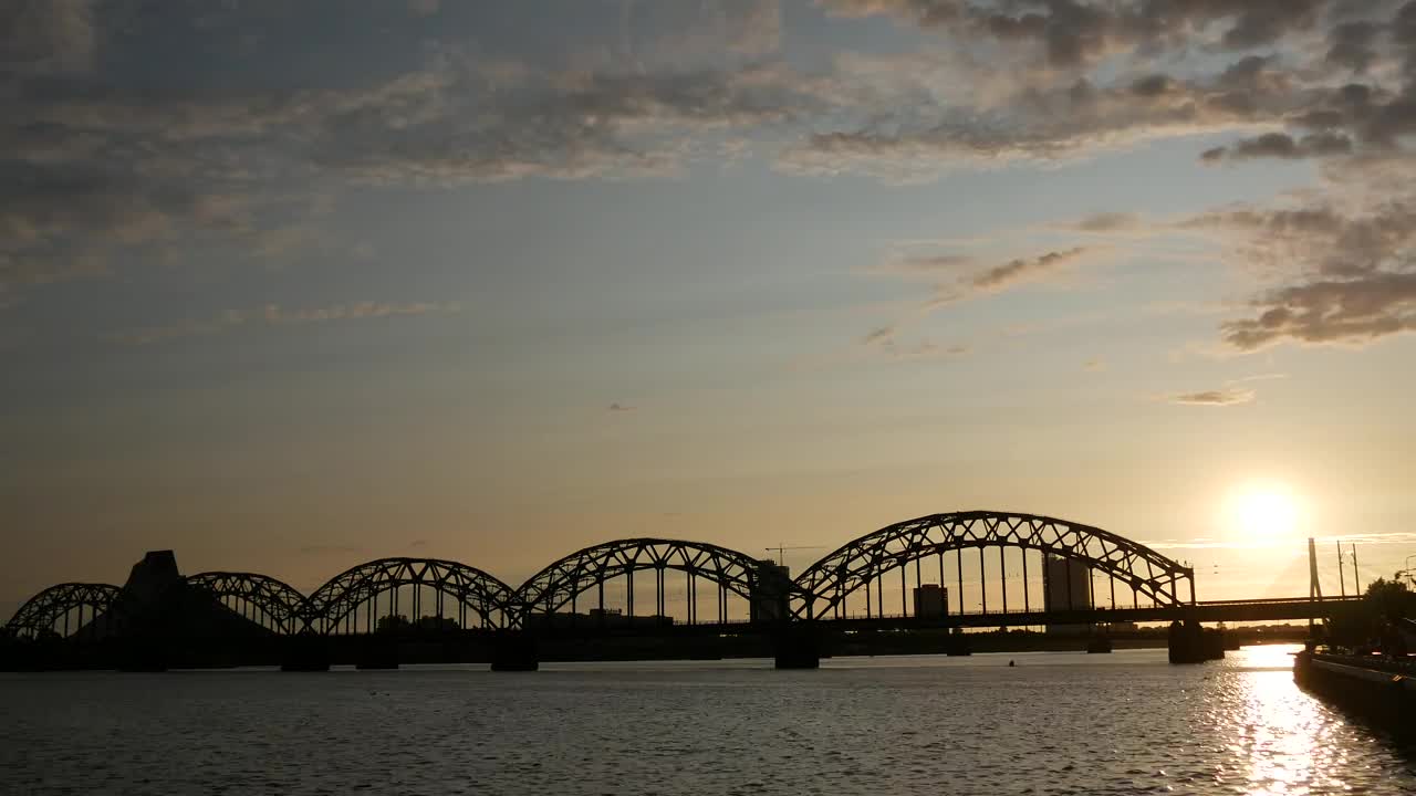 Video Stock Railway Bridge Over A River Live Wallpaper Free - Free Download