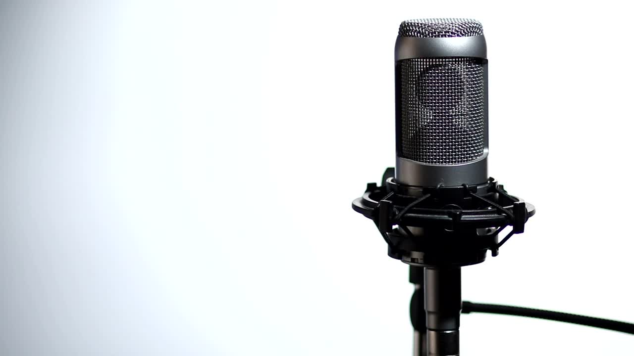 Stock Video Microphone With A Filte Animated Wallpaper - Free Download