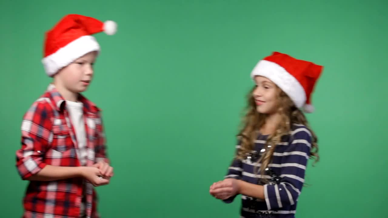 Video Stock Children In Festive Hats Throwing Confetti Live Wallpaper For PC - Free Download