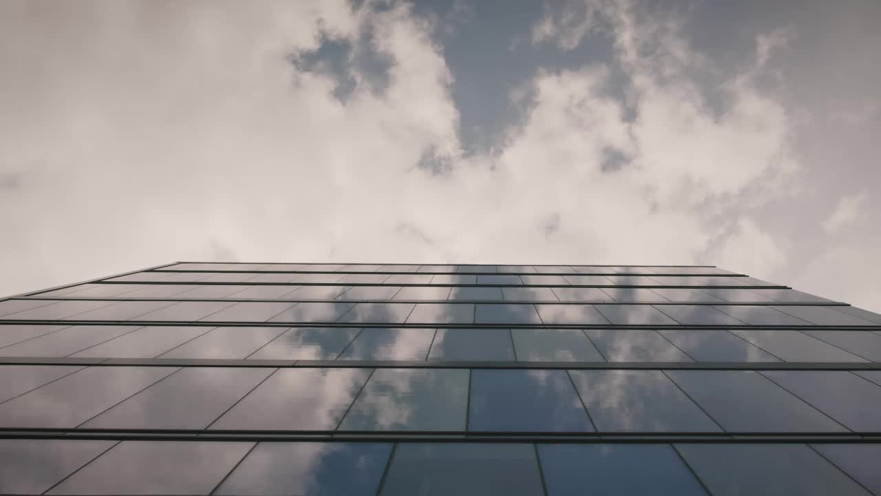 Stock Video Drone Flying Over Office Building Live Wallpaper For PC - Free Download