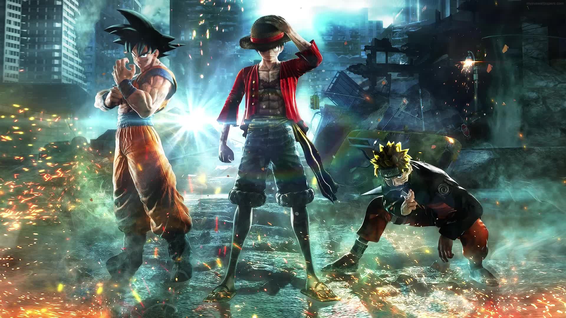 Goku Luffy Naruto Anime Live Wallpaper - Free Download
