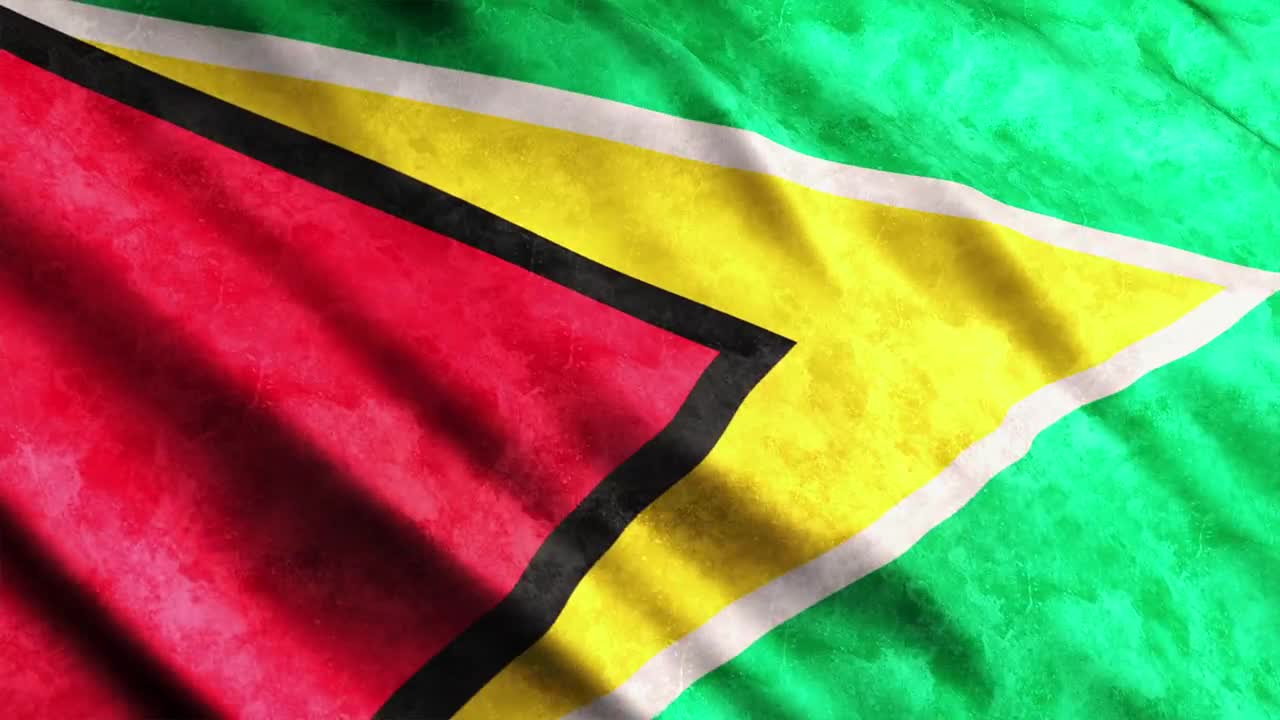 Stock Video Flag Of The Country Guyana In South America Live Wallpaper For PC - Free Download