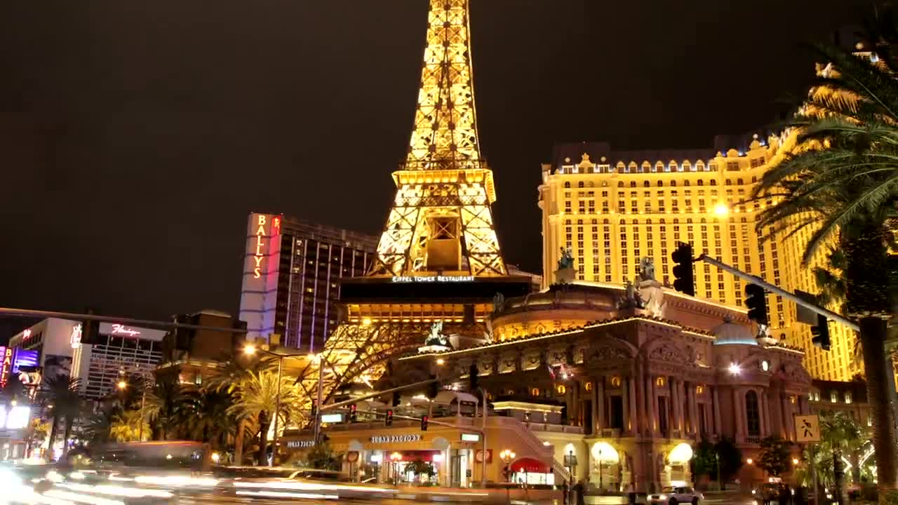 Stock Video Las Vegas Panning Time Lapse Animated Wallpaper - Free Download