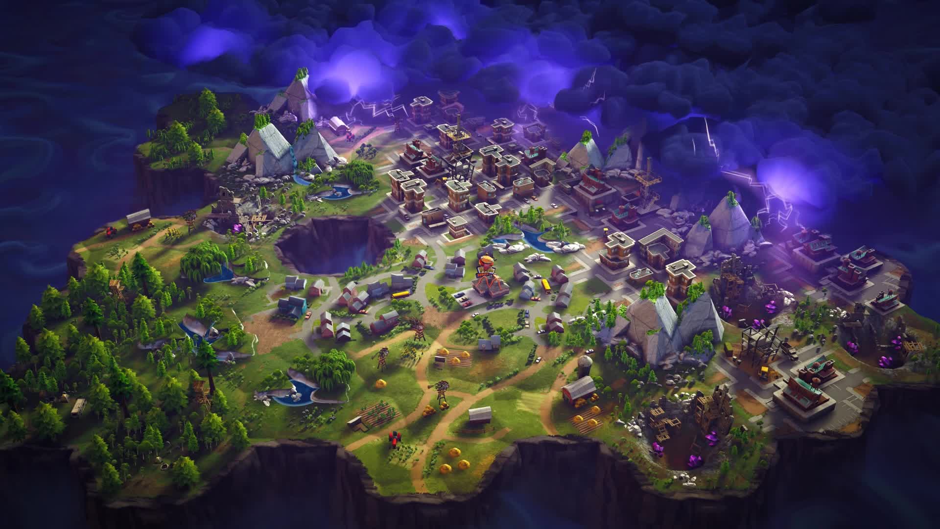 Fortnite  Map  Storm  Live  Wallpaper - Free Download
