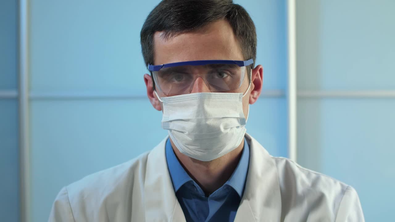 Stock Video Doctor With Face Shields Portrait Live Wallpaper For PC - Free Download