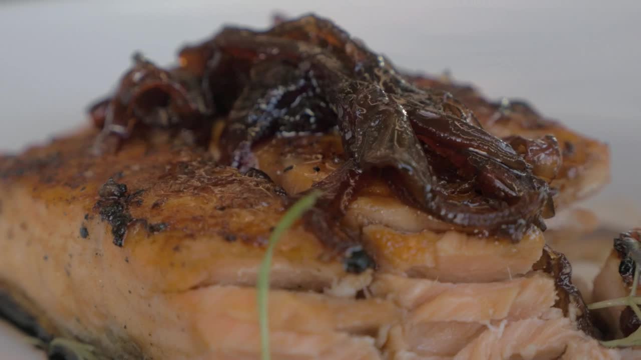 Free Stock Video Salmon Steak With Seasoning Live Wallpaper - Free Download