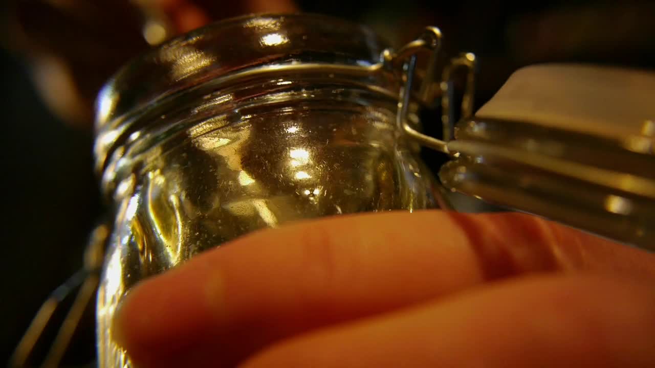 Free Video Stock taking honey out of the jar Live Wallpaper - Free Download