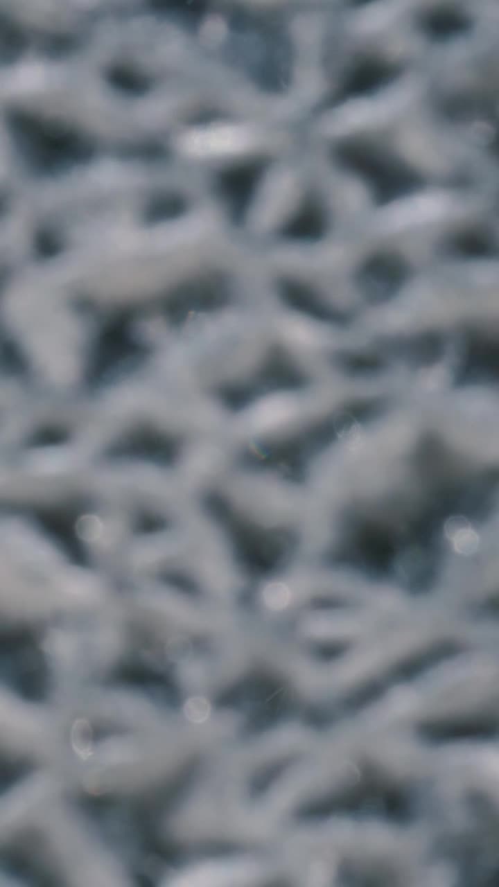 Stock Video Focusing A Strange Blue Crystallized Texture Live Wallpaper For PC - Free Download