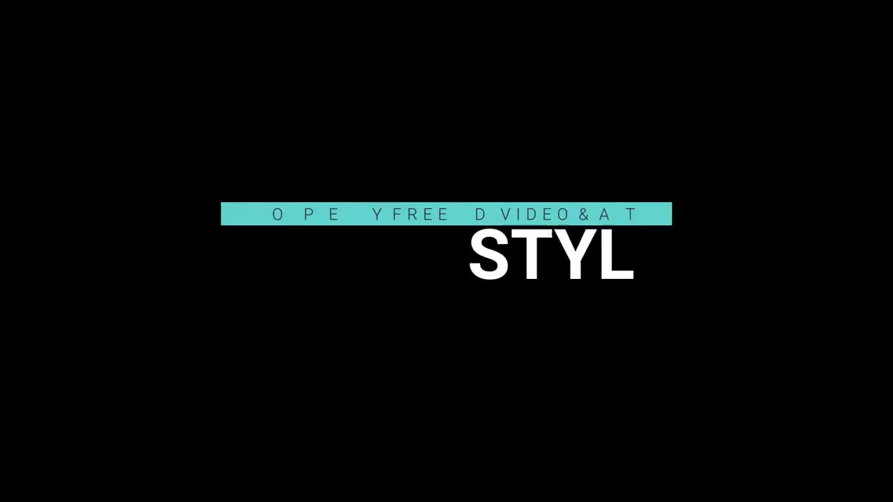 Stock Video Glitch Title With Framed Subtitle Live Wallpaper For PC - Free Download