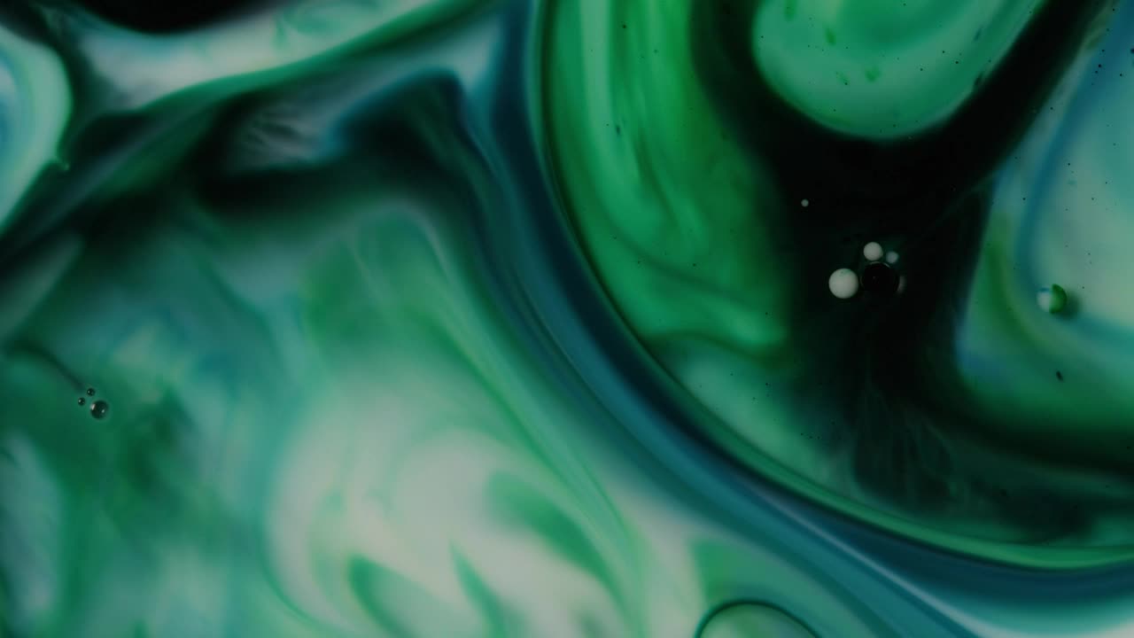 Stock Video Fluid Green Shapes In Motion Live Wallpaper For PC - Free Download