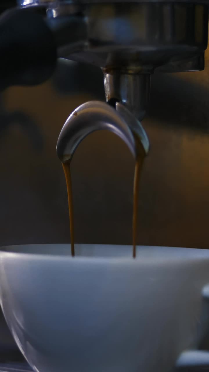Stock Video Cup Being Filled With Coffee In A Coffee Machine Live Wallpaper For PC - Free Download