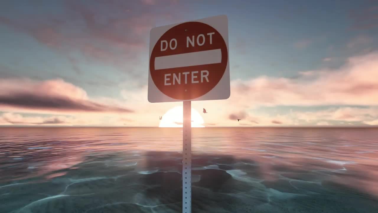 Stock Video Do Not Enter Sing In The Ocean Live Wallpaper For PC - Free Download