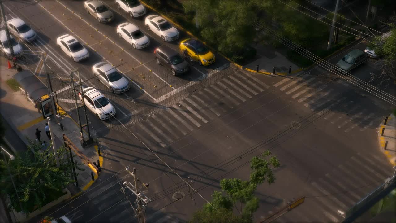 Stock Footage View Of An Intersection In Fast Motion Live Wallpaper - Free Download