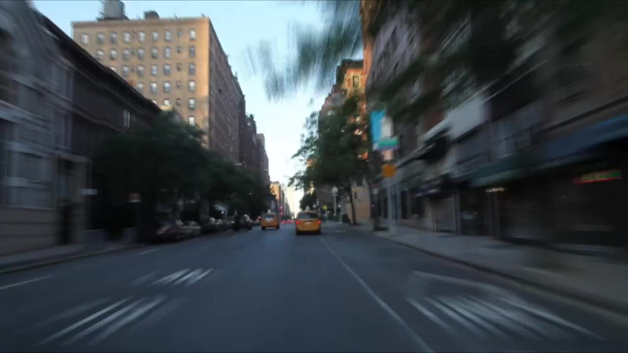 Video Stock Cabs Driving Down A Street In Nyc Live Wallpaper For PC - Free Download