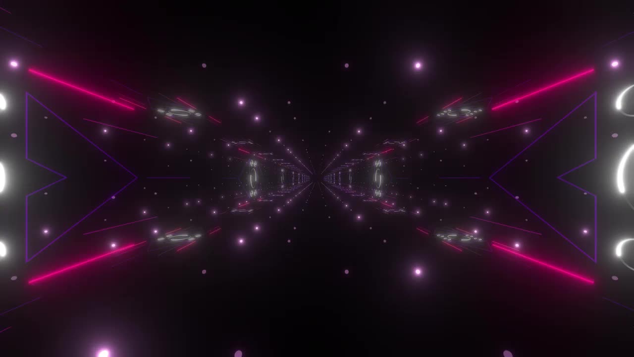 Stock Video Night Club Lights In A Endless Tunnel Live Wallpaper - Free Download