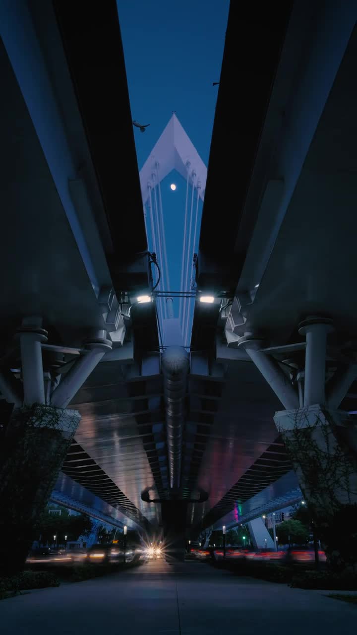 Free Stock Video Under A Peripheral Road With Two Avenues On The Sides Live Wallpaper - Free Download