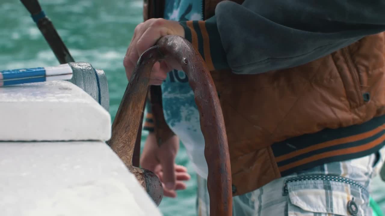 Stock Video Helm Of A Yacht Or Boat While Someone Is Sailing Animated Wallpaper - Free Download
