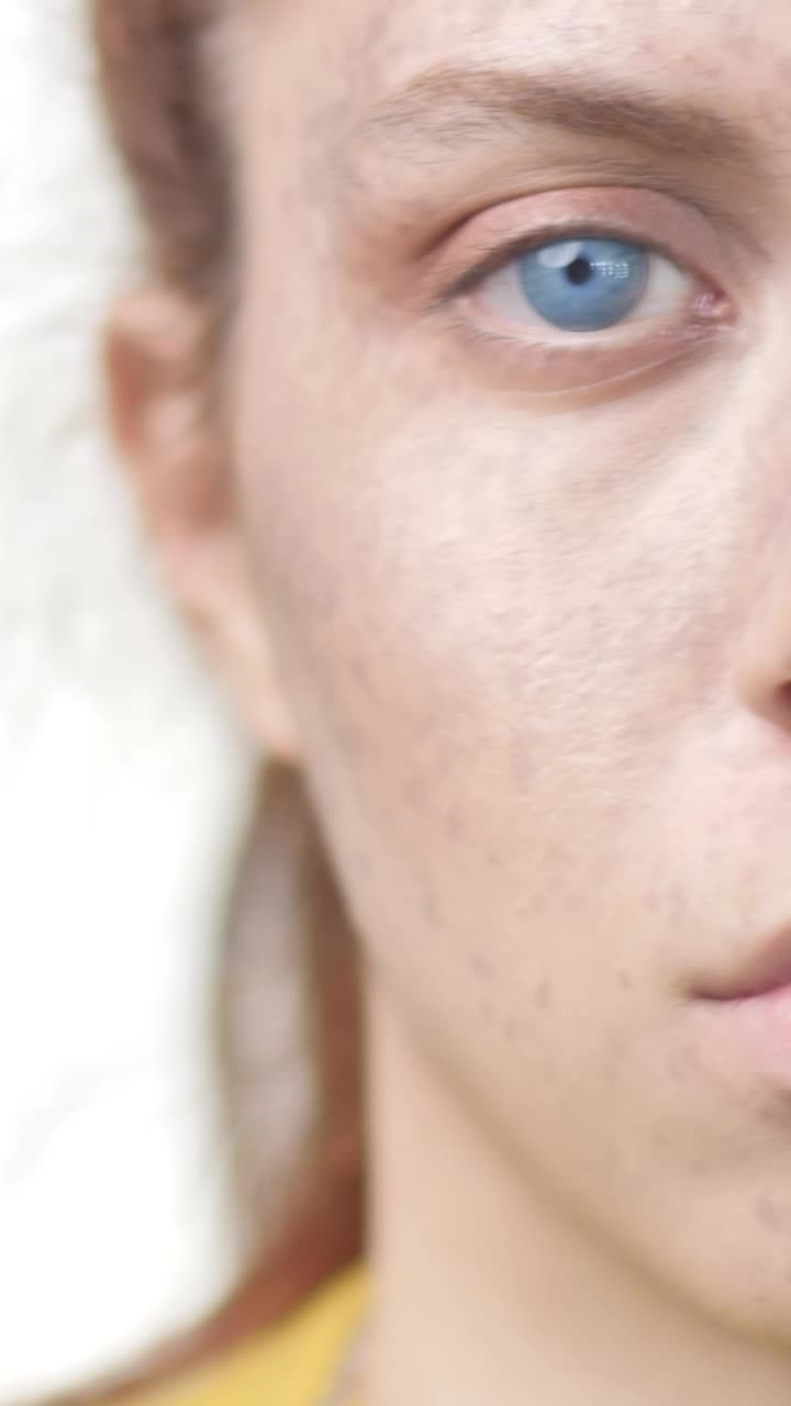 Stock Video Face Of A Young Woman Close Up Portrait Live Wallpaper For PC - Free Download