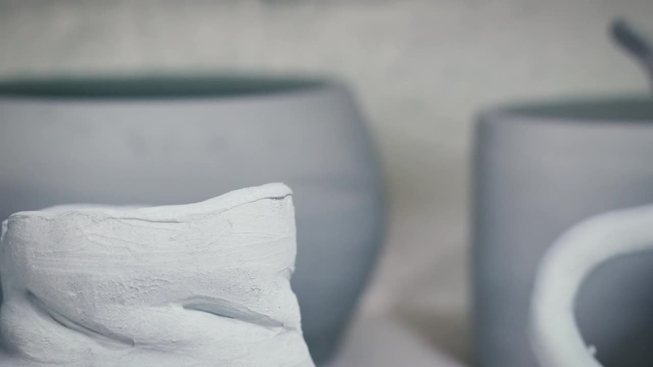 Stock Footage White Ceramic Pieces Live Wallpaper - Free Download
