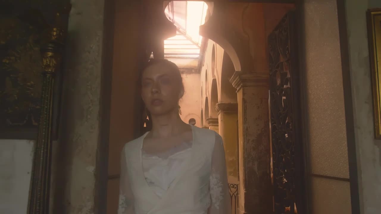 Free Stock Video Vintage Woman Walking To The Bed Room Live Wallpaper - Free Download
