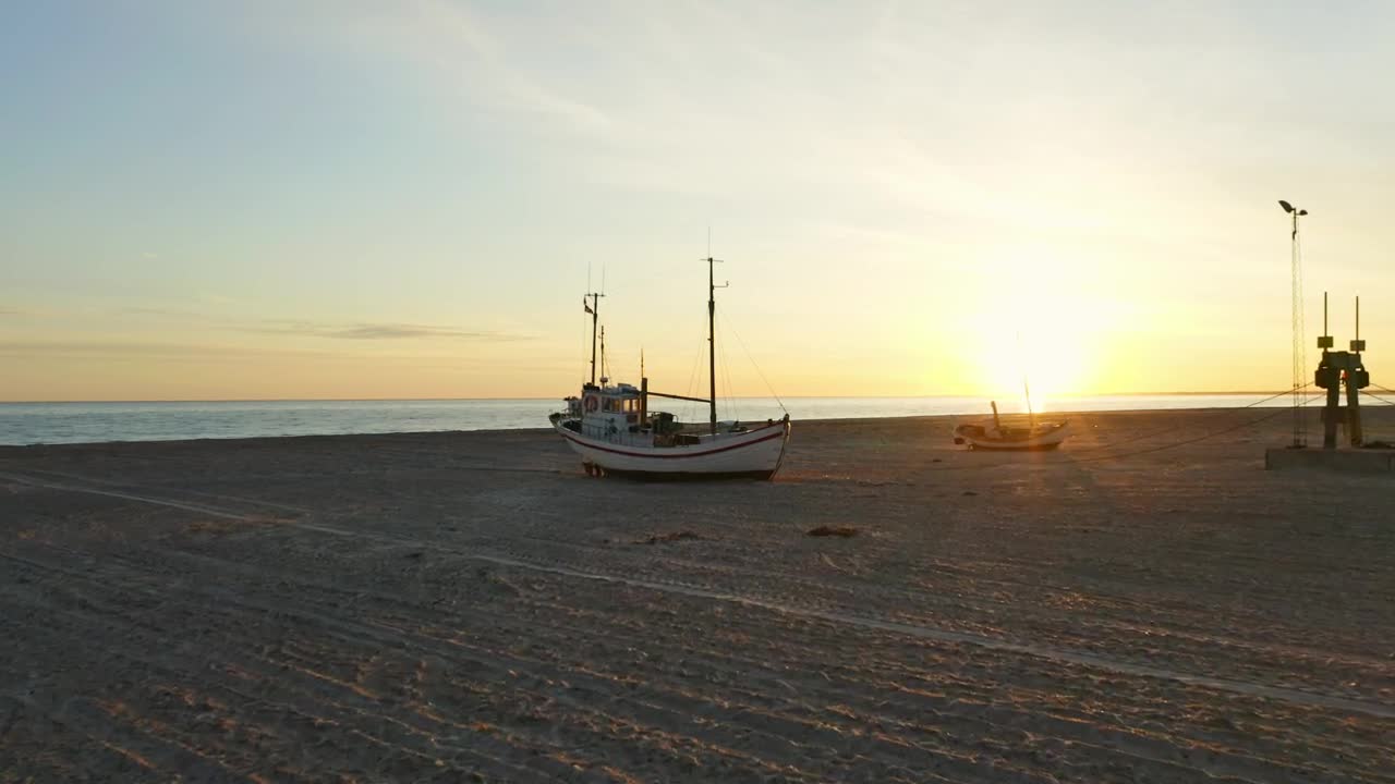 Stock Video Drone Flying Over Boats Live Wallpaper For PC - Free Download