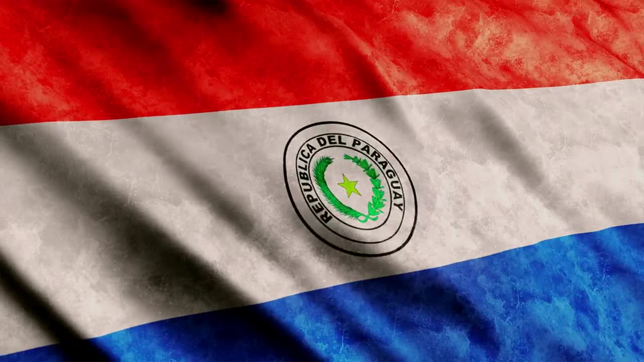 Stock Video Paraguay Flag Moved By The Wind Live Wallpaper - Free Download