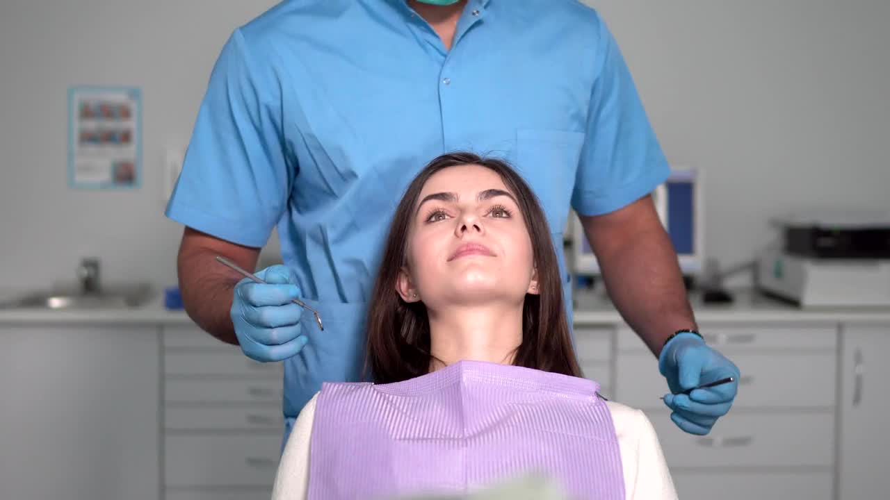 Stock Video Dentist Examines Womans Teeth Live Wallpaper For PC - Free Download