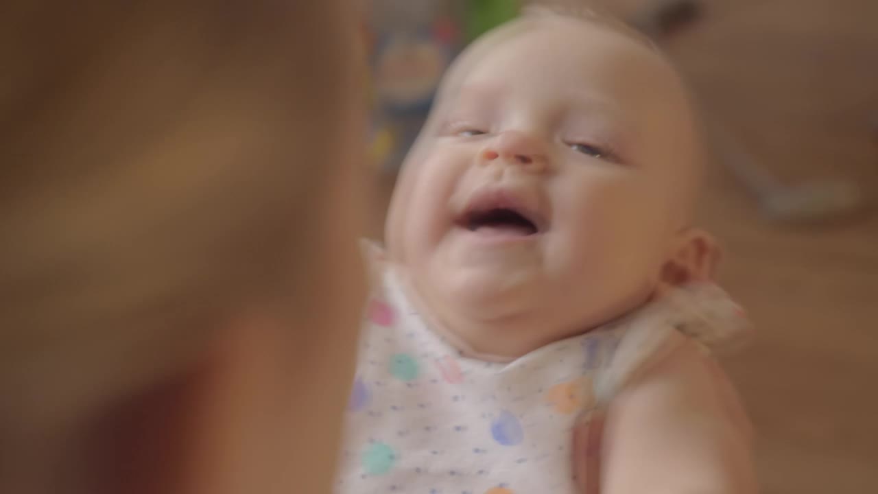 Stock Video Infant Laughing With Her Mother Animated Wallpaper - Free Download