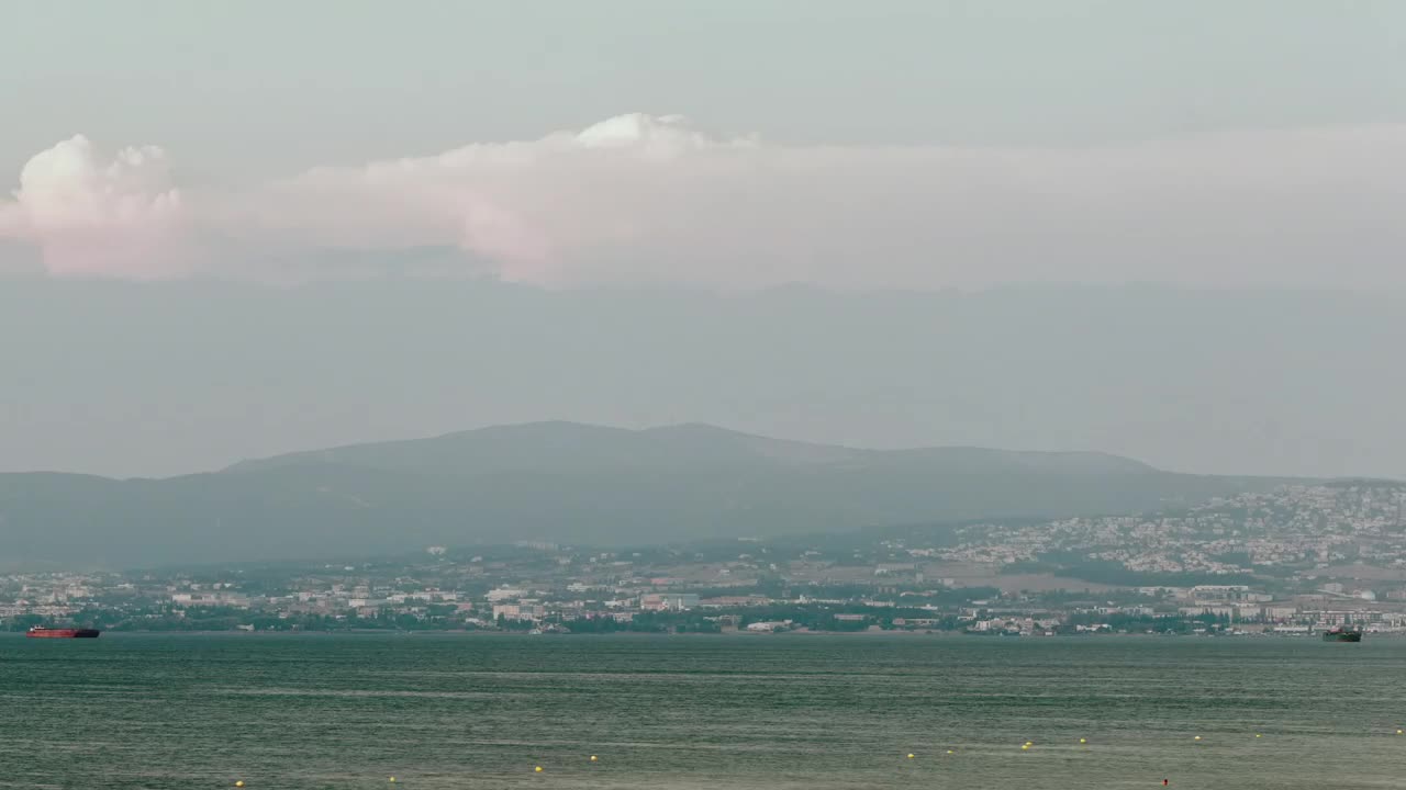 Video Stock Clouds Above A Coastal Down As The Sun Goes Down Live Wallpaper For PC - Free Download