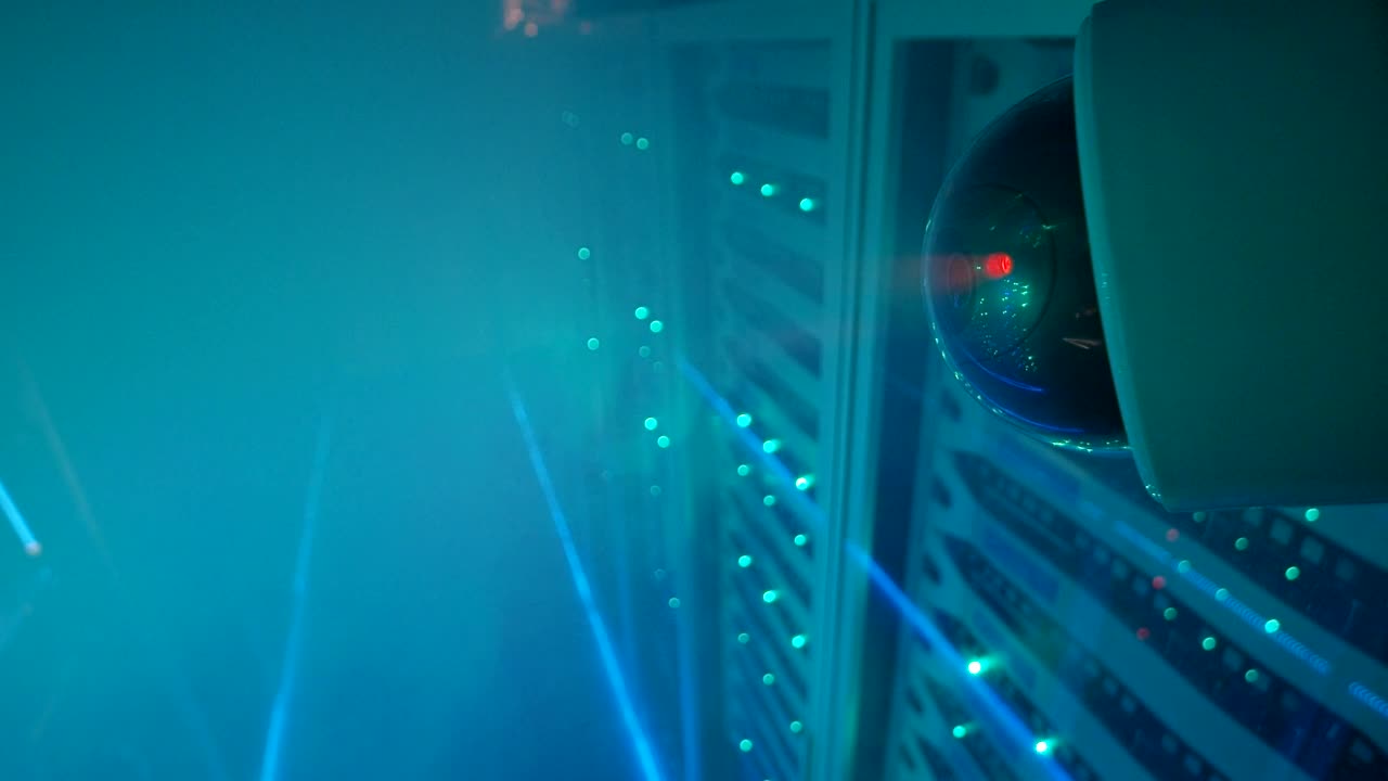 Free Stock Video Security Cam Capturing A Fire In The Server Room Live Wallpaper - Free Download