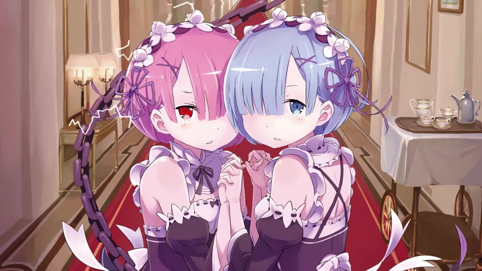Re Zero Anime Rem and Ram Live Wallpaper - Free Download