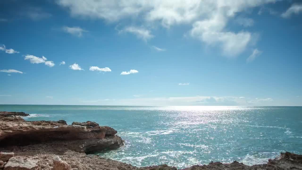 Stock Video Deserted Coastline Timelapse Live Wallpaper For PC - Free Download