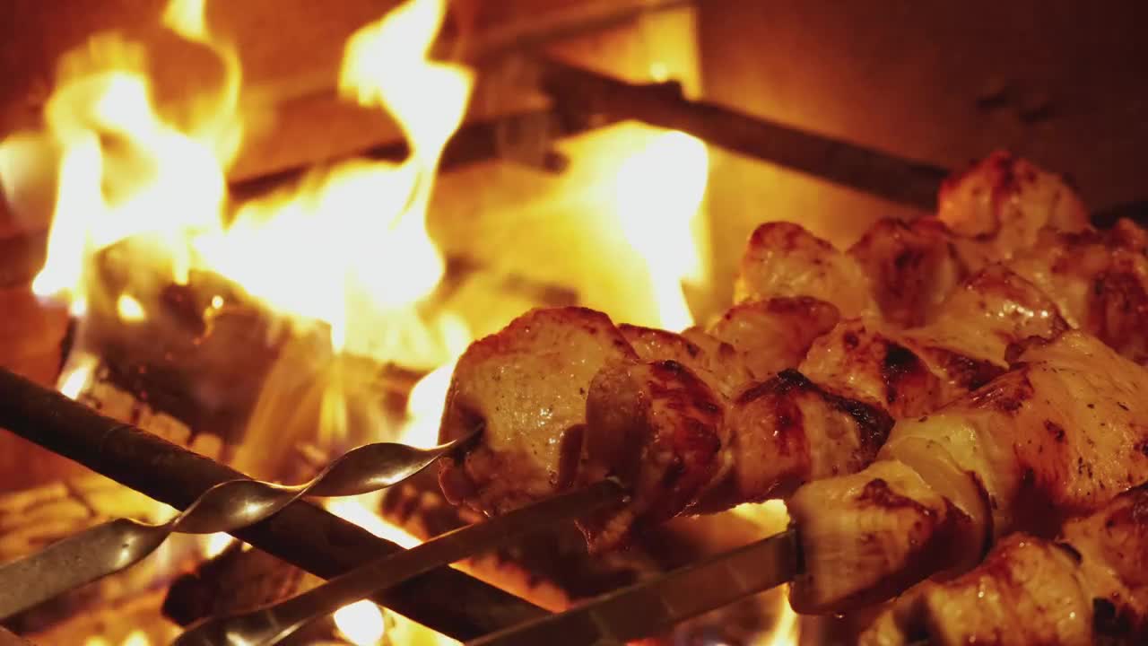 Stock Video Grilling Skewers Live Wallpaper For PC - Free Download