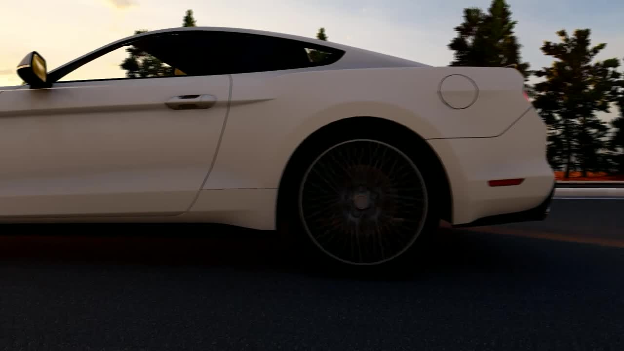 Free Stock Video White Sports Cars Traveling In A Highway Live Wallpaper - Free Download