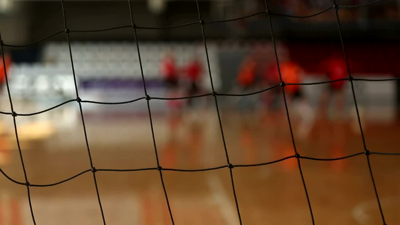 Stock Video Goalkeeper Net Close Up With A Game In The Background Live Wallpaper For PC - Free Download