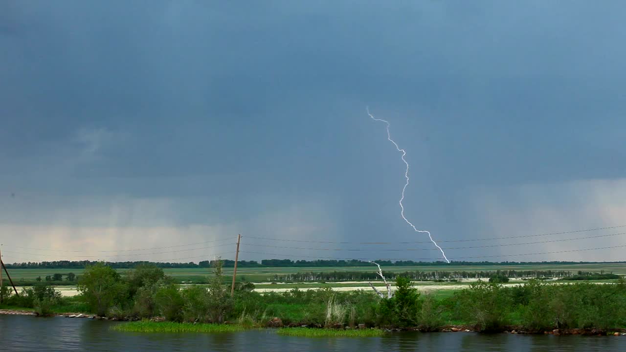 Stock Video Electric Storm In The Distance Live Wallpaper For PC - Free Download