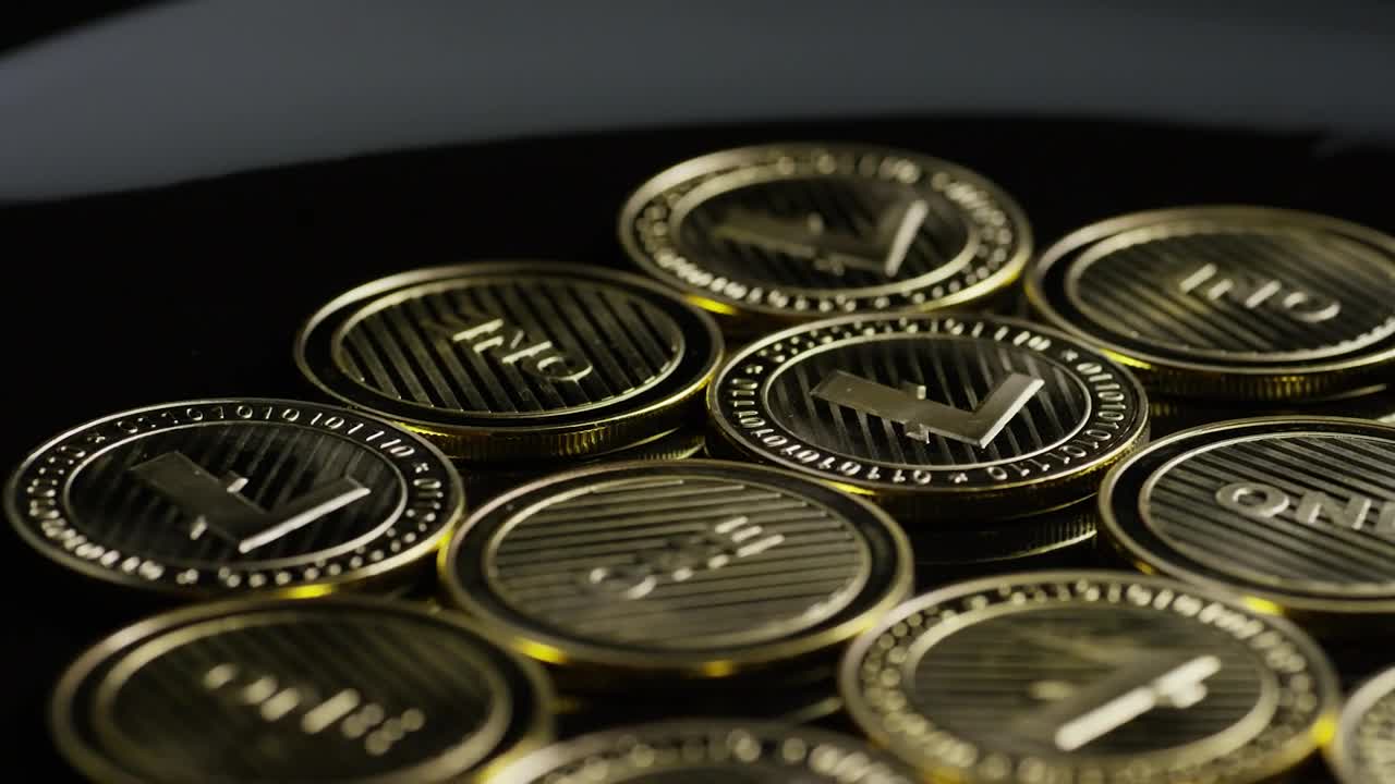Stock Video Lite Cryptocurrency Coins Rotating Animated Wallpaper - Free Download