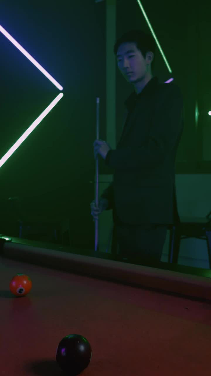 Free Stock Video Young Man In Suit Playing A Game Of Billiards Live Wallpaper - Free Download