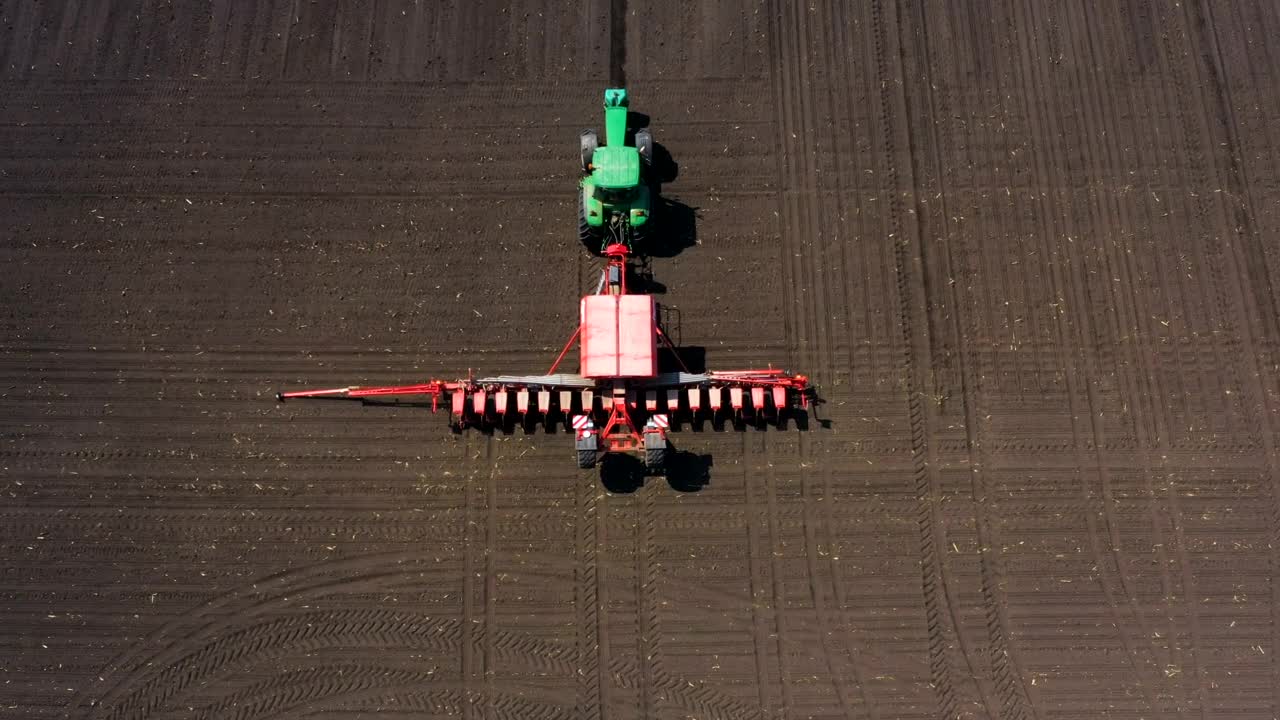 Free Video Stock tractor plowing an agricultural field Live Wallpaper - Free Download