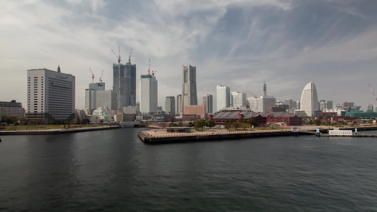 Free Stock Video Yokohama Skyline And Harbor Live Wallpaper - Free Download