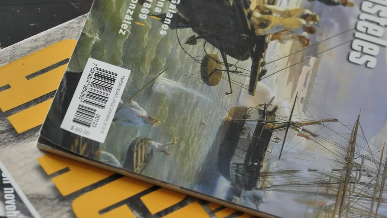 Free Video Stock Stacked Old Magazines Close Up View Live Wallpaper - Free Download
