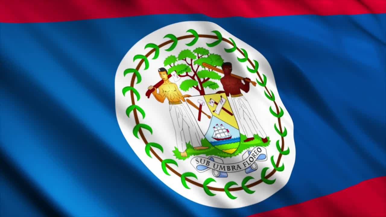 Stock Video Belize Flag From The American Continent Live Wallpaper For PC - Free Download