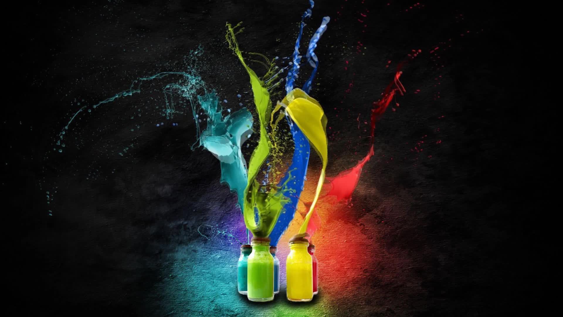 Colors  Ink  Explosion  Abstract  Live  Wallpaper - Free Download